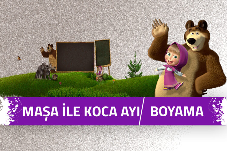masa-ile-koca-ayi-boyama-sayfalari