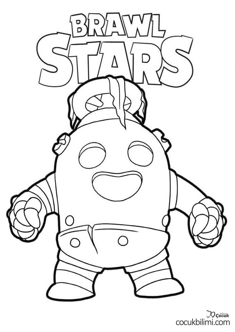 Brawl Stars Boyama Sayfaları - Çocuk Bilimi [İNDİR ve YAZDIR]