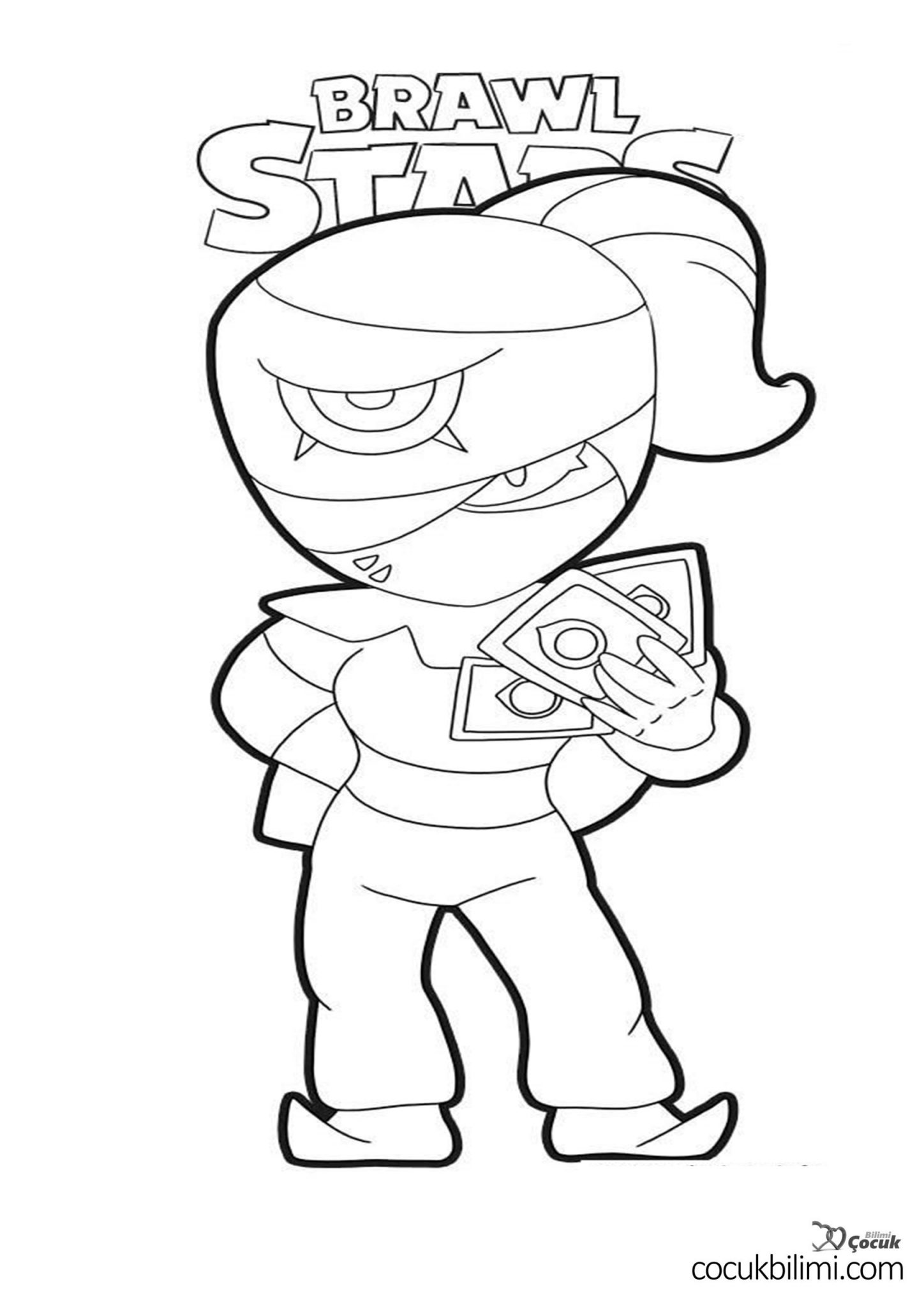 Brawl Stars Boyama Sayfaları - Çocuk Bilimi