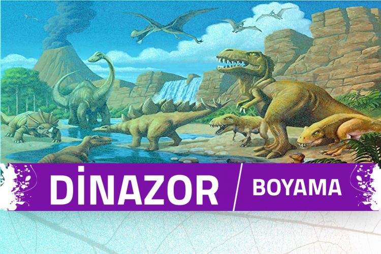 dinazor-boyama-sayfalari