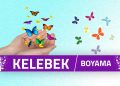 Kelebek Boyama Sayfaları 5 kelebek-boyama
